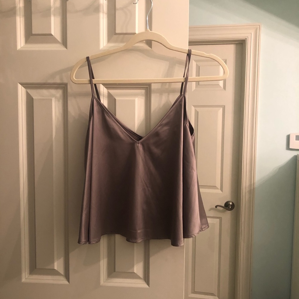 Zara Satin Tank Top